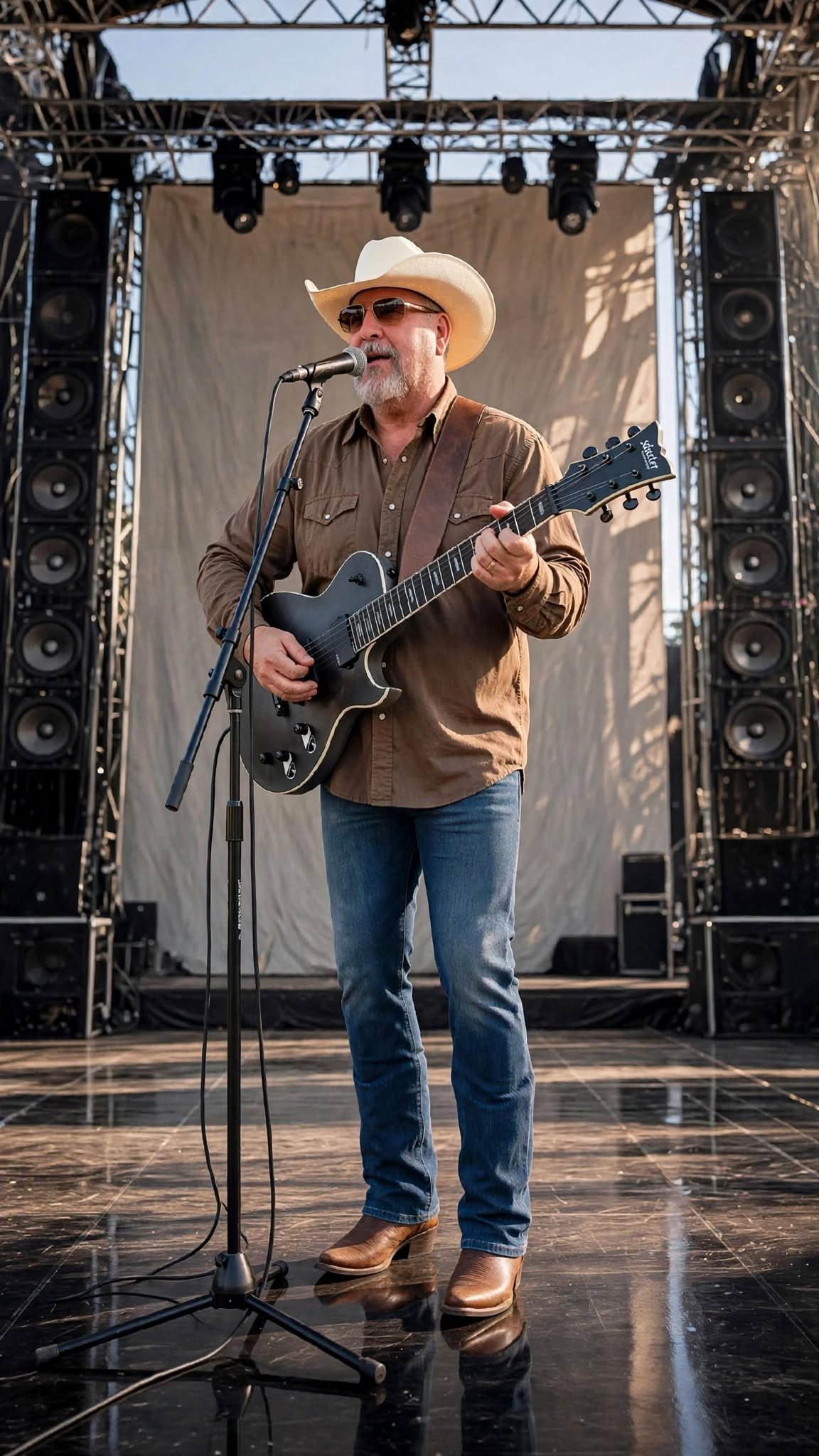 Richard Vigslist performing live on stage